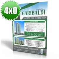 Calend de Parede Couchê 250g UV FR 20x27 - 4x0 - 500 UNID