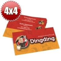 Cartão de Visita Couchê 250g UV FR 9x5 - 4x4 - 1000 UNID